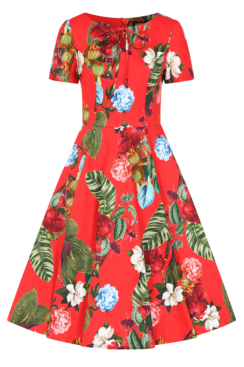 Tropical Blossom Dress in Extended Sizing